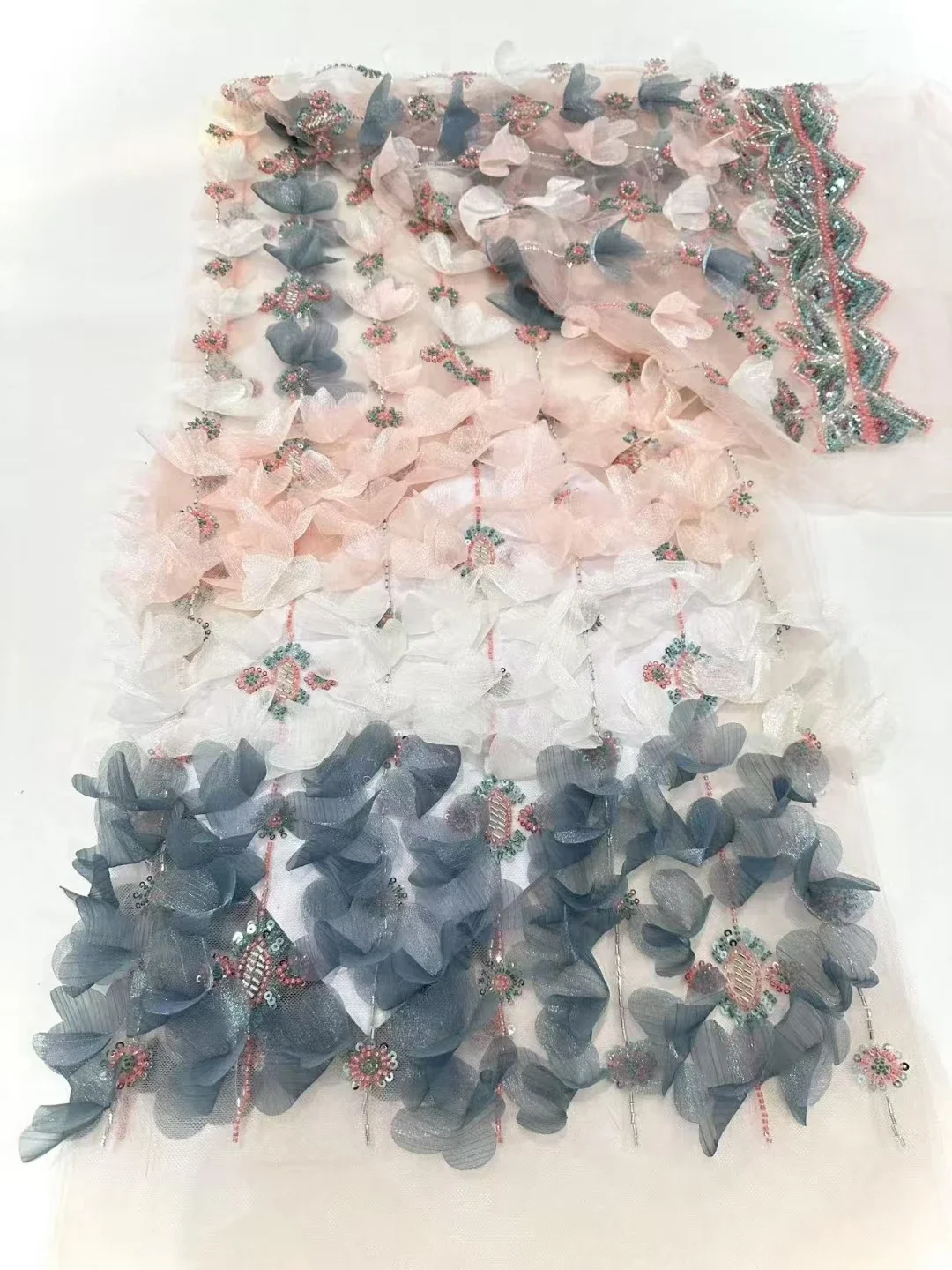 Роскошная французская сетчатая кружевная ткань ручной работы, изысканная африканская вышитая сетчатая кружевная ткань, блестки, высококачественная нигерийская свадьба