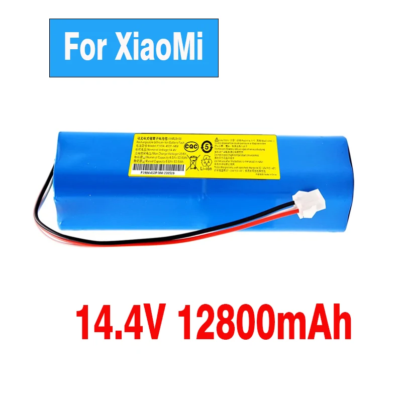 For XiaoMi Lydsto R1 Viomi S9  Roidmi Eve Plus Rechargeable  Li-ion Battery Robot Vacuum Cleaner R1 Battery Pack 14.V 12800mAh