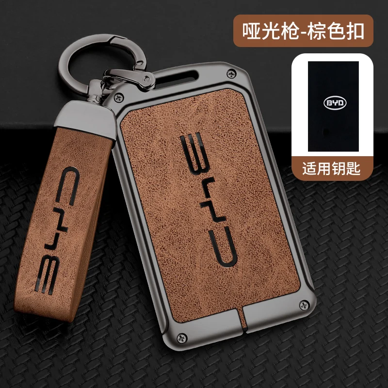 Auto NFC Card Chiave A Distanza Della Copertura Fob Caso Della Protezione Borsette Borsa Per BYD Tang DM Han EV Song PRO Qin PLUS DMI Portachiavi