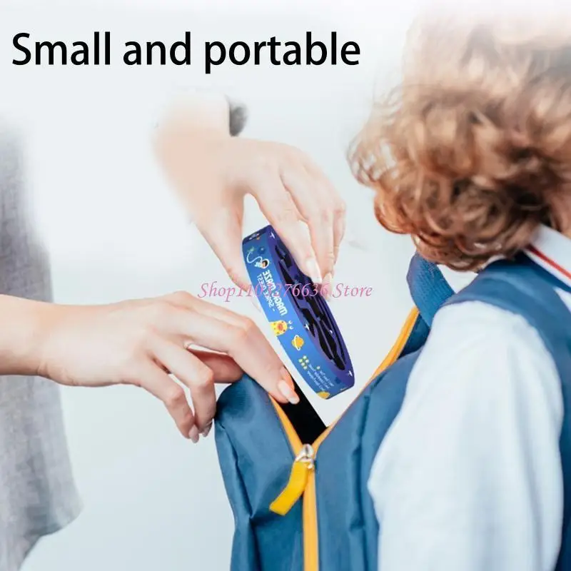 R6fd kids en bois rond labyrinthe interactive puzzele jouet portable mize puzzle