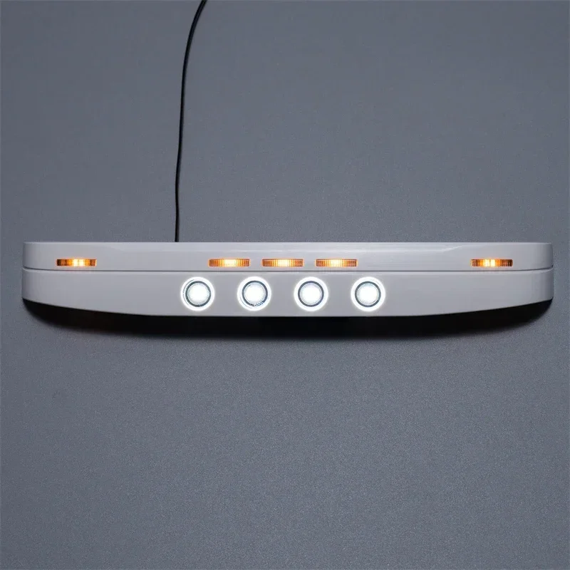 JUWUBA RC Truck LED Simulation Sun Visor light Lamp for 1/14 Tamiya for SCANIA 770S 6X4 56368 8X4 56371 Car upgrade Accessories