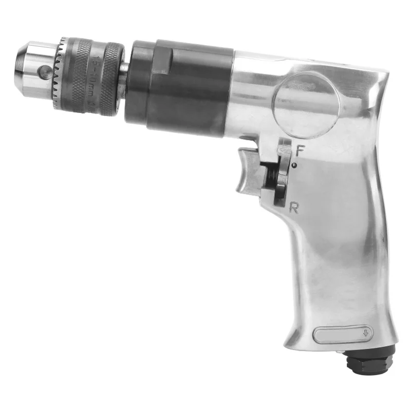 Air Drill 3/8 Inch 2000rpm Variable Speed Forward Reverse Adjustable Strong Bearing Handheld Pneumatic Drill ( Style EU/US )