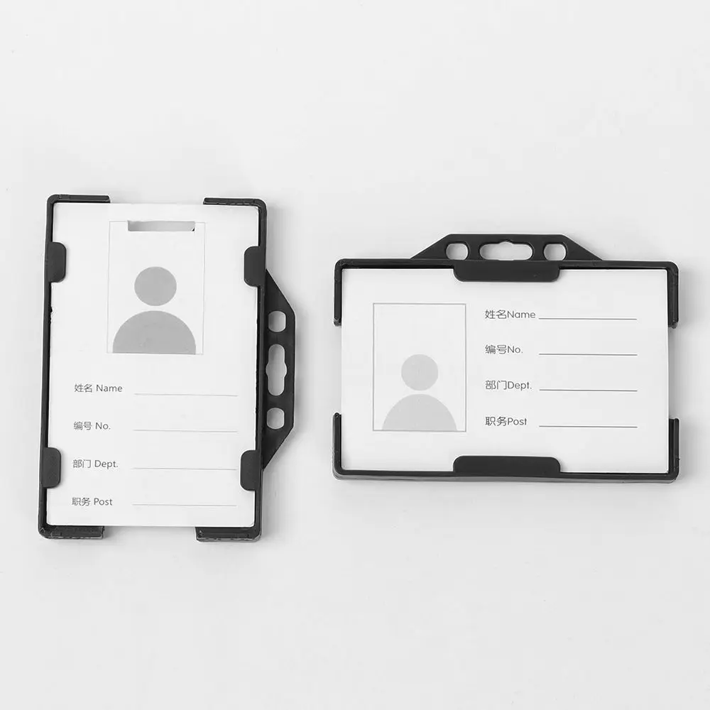 1/3pcs New Hard Plastic ID Business Case Office School Badge Multi-use ID Card Pouch Name Card Work Card Holders Card Sleeve