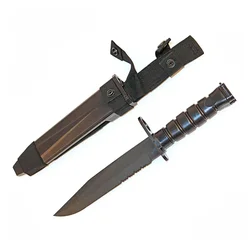M10 /M9 tactical plastic knife model 1:1 static props outdoor live-action CS dress training rubber soft knife