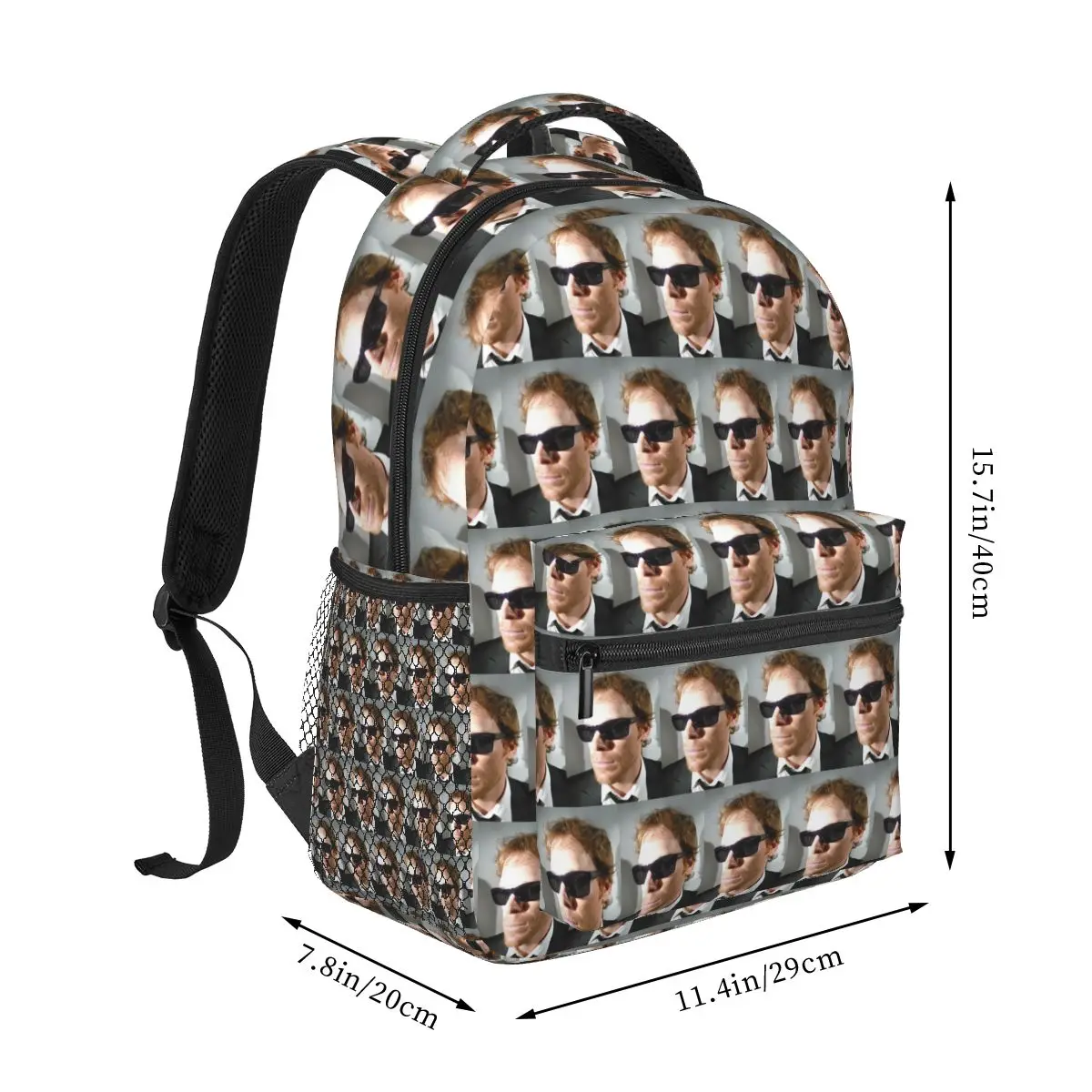 Dexter Morgan Michael C Hall Sunglasses Backpack Hot Sale Daypack Kids BookBag School Bag Shoulder Bags for Men Women