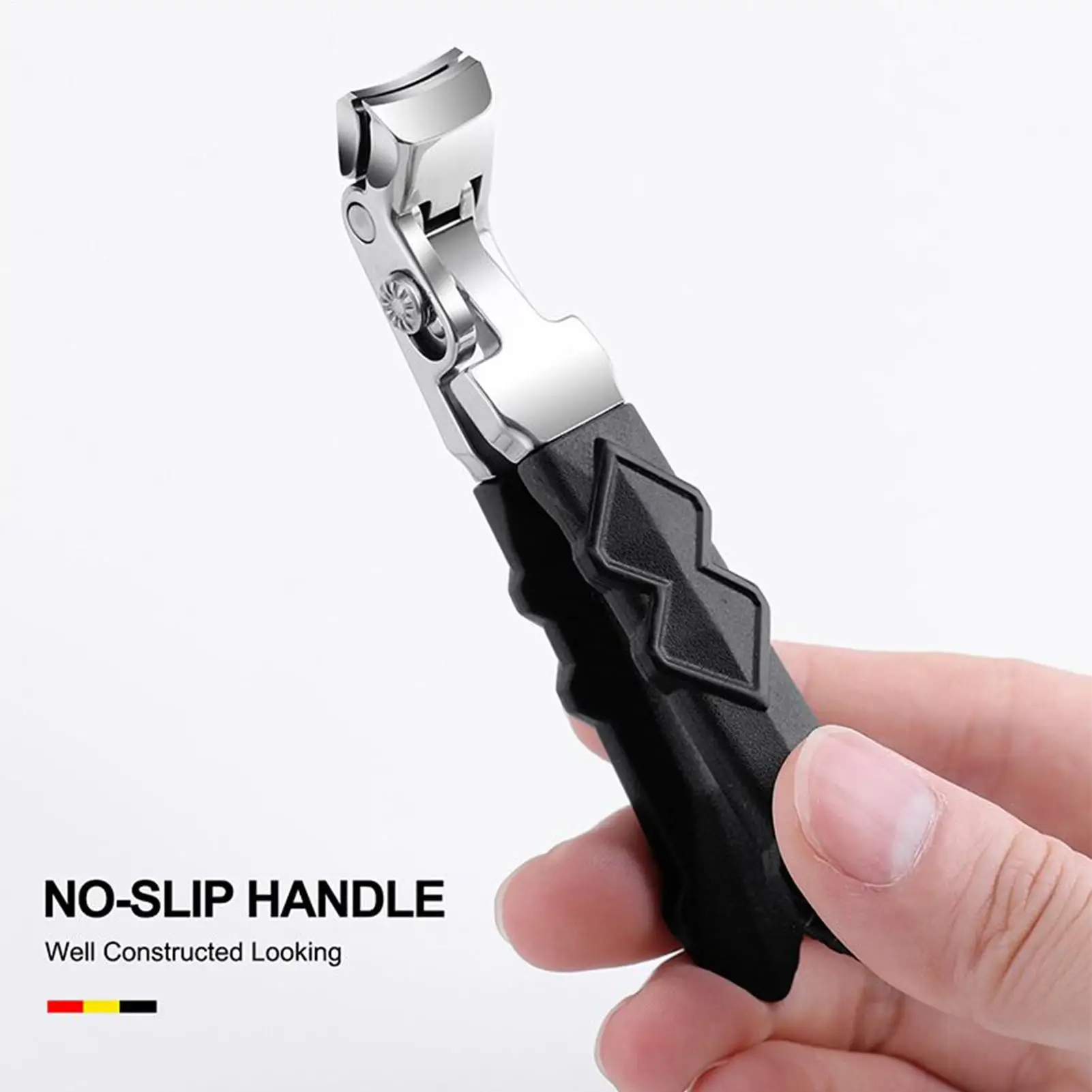 

one set Angled Head Nail Clippers with Iron Storage box Nail File Toenail Thick Nail Clipper Cutter Trimmer Manicure Tool