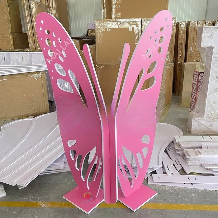Shower Butterfly Background Acrylic Display Event Stand Panel Wedding Decoration Background