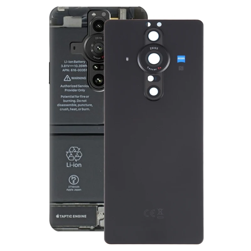 Battery Back Cover for Sony Xperia Pro-I / Sony Xperia 1 II with Camera Lens Cover Phone Rear Housing Case Replacement