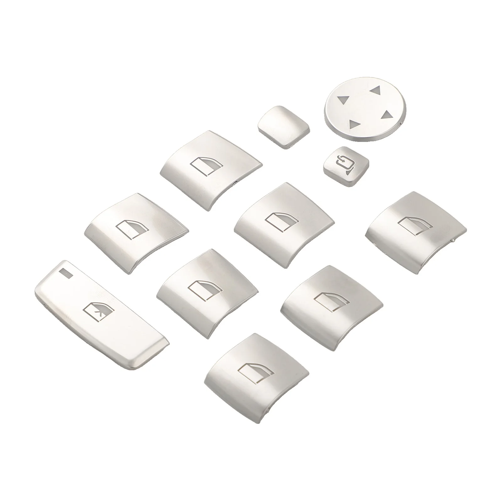 

Крышка переключателя панели, накладка подъема окна автомобиля, простая установка, накладка на автомобильный переключатель, автомобильный аксессуар для BMW F16 для BMW F01