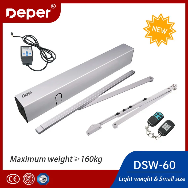 Competitive Price DSW-60 Automatic Swing Door Operator Aluminum Alloy Hotel Entry Electric Intelligent Control System