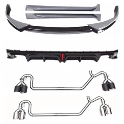 Body Kit Front Rear Lip Side Skirt for Hyundai Elantra 7th 2021-2022 Convert Shovel Car Accessories