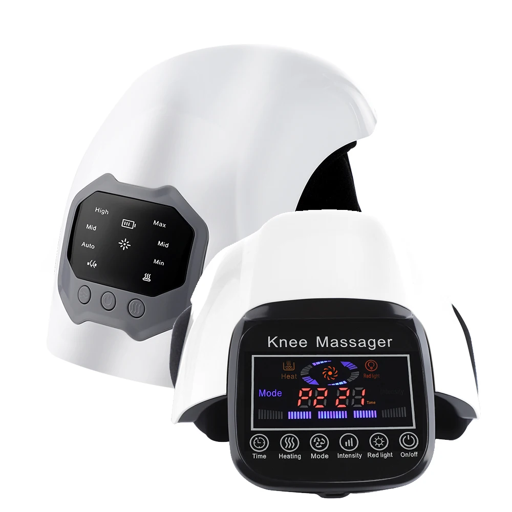 

Вибрационный массажер для колена с подогревом для суставов, электрический наколенник, красный свет, уход за коленями, подушка безопасности для дома и офиса, расслабляющее лечение, наколенник