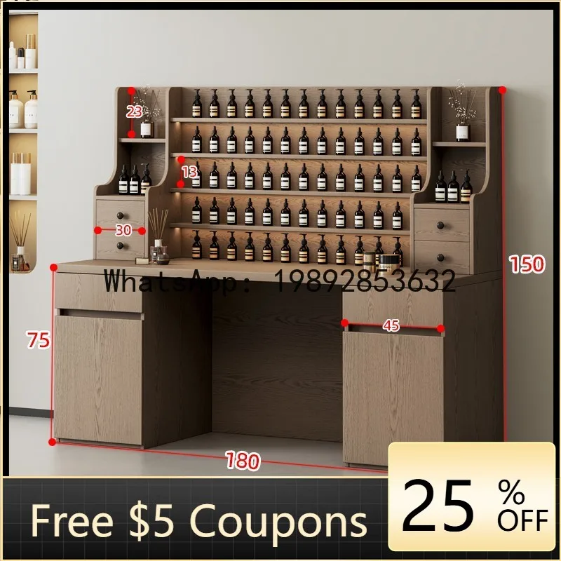 

BF Beauty Salon Fragrance Counter SPA Skincare Product Display Cabinet Island Cabinet