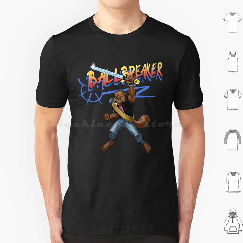 Ballbreaker "Ramis" camiseta tamaño grande 100% algodón The Bear Videojuego Tv Show Fx juego de lucha Logo personaje arte Videojuego