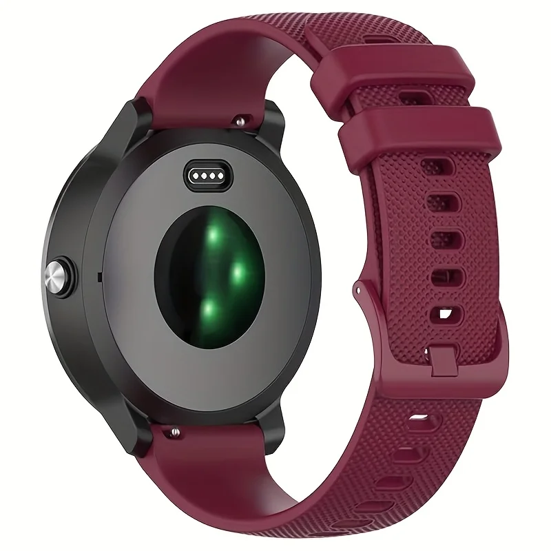 Uhrenarmbänder für Garmin Venu 4/3/2/2s, Silikon, 18 mm, 20 mm, 22 mm, Uhrenarmband für Garmin Vivoactive 6/5/4/3/Forerunner 245 Band