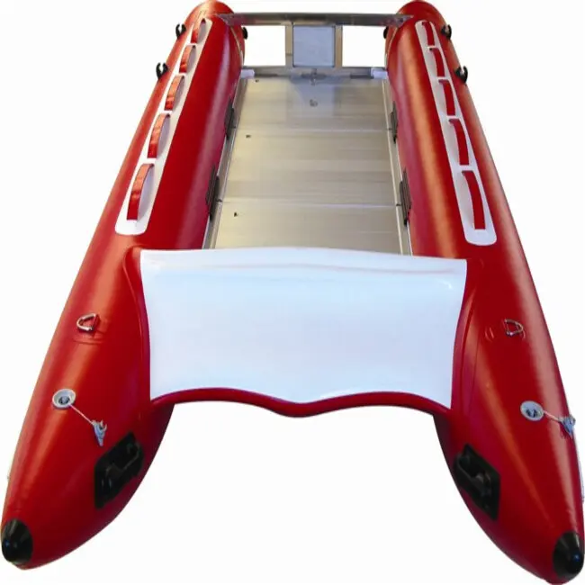 

12.5ft Speed Aluminum Floor Cheap Inflatable High Speed Surfboard Ship Boat