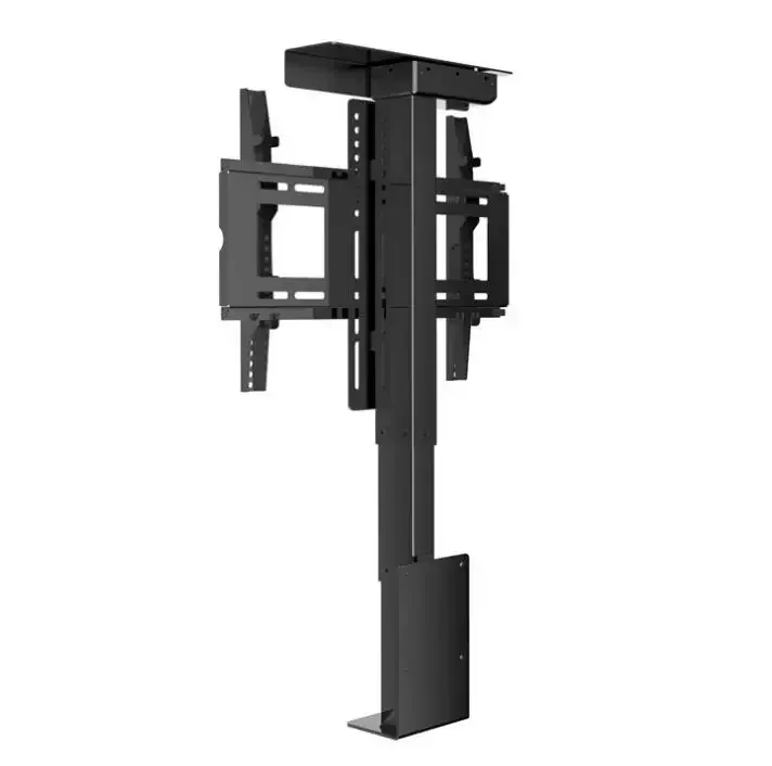 Electric Remote Retractable Screen Mount Motorized TV Mount Wholesale Motorized TV Lift Stand in The Cabinet