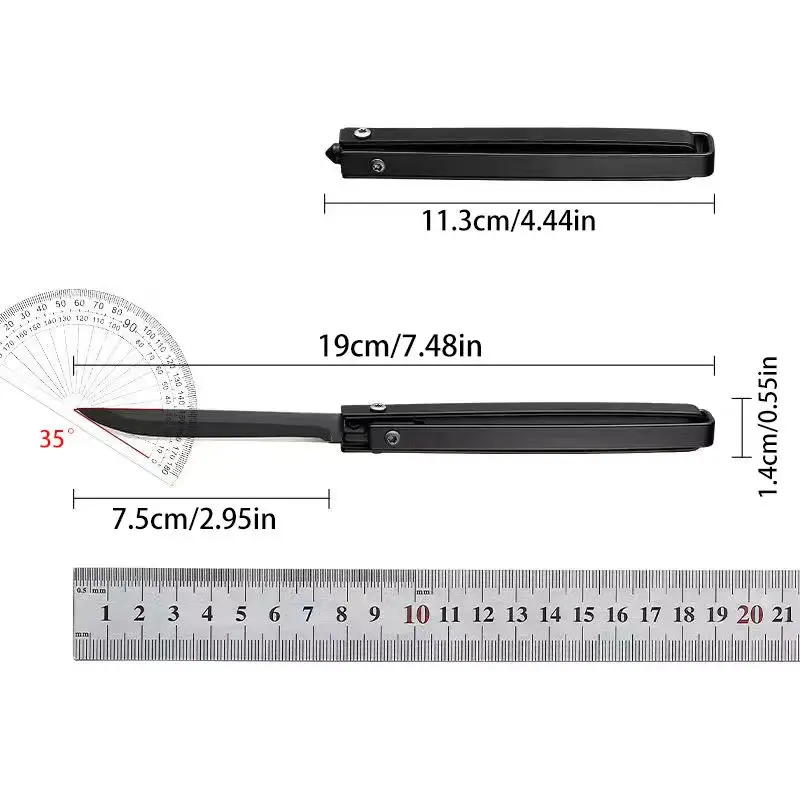 utdoor folding knife portable EDC camping pocket knife, high hardness cutting knife and hiking knife, BBQ knife, survival knife image 6