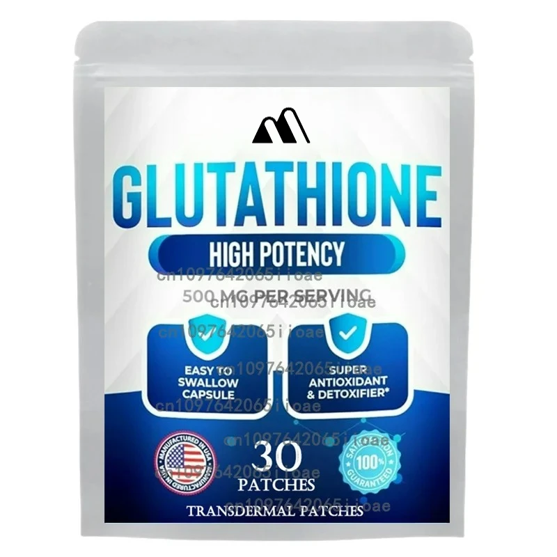 

30 Patches L-Glutathione Transdermal Patches Skin Whitening and Lightening with Vitamin C & E