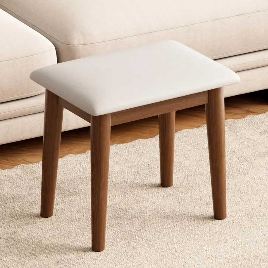 

Деревянный табурет для ног, мягкая османская подставка для ног для дивана, мягкая подставка для ног, подставка для ног стула, небольшая скамейка для прихожей, Cushi