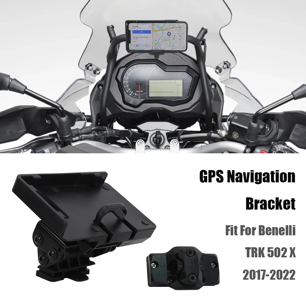 Fit For Benelli TRK 502 X TRK 502X ABS 2017 - 2022 New Phone Holder Frame Bracket GPS Mount Navigation Bracket 13/16mm