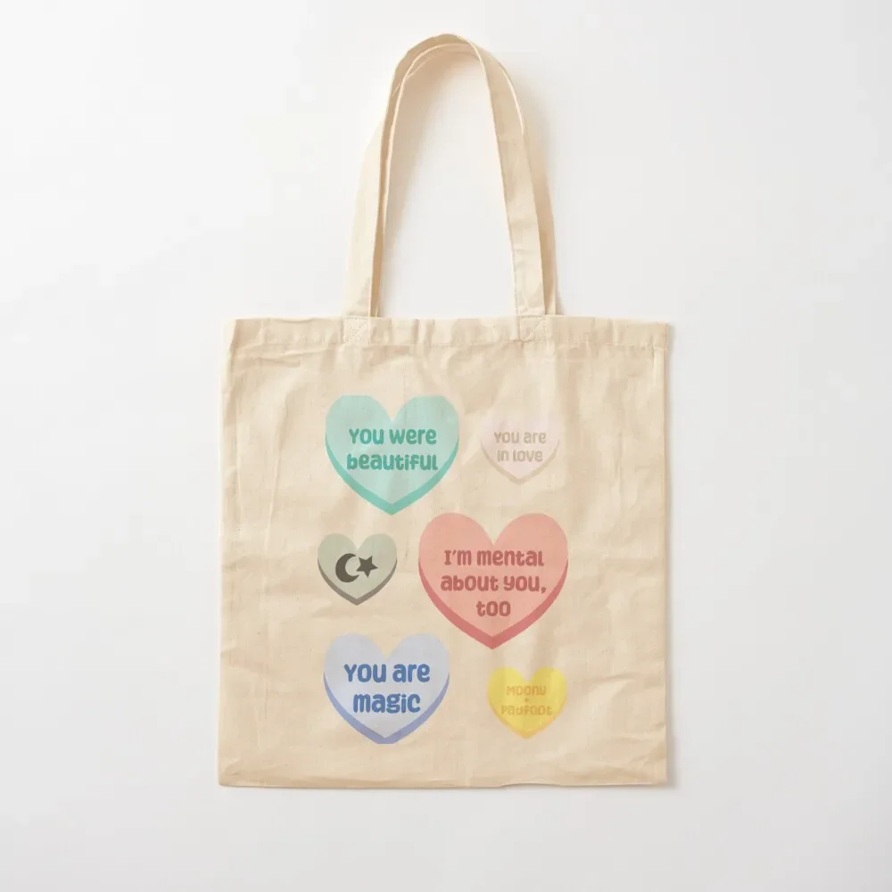 حقيبة يد من Wolfstar Conversations، حقائب يد نسائية للمتسوقين، حقائب تسوق نسائية قابلة لإعادة الاستخدام، حقيبة للمتسوقين الجامعيين #2