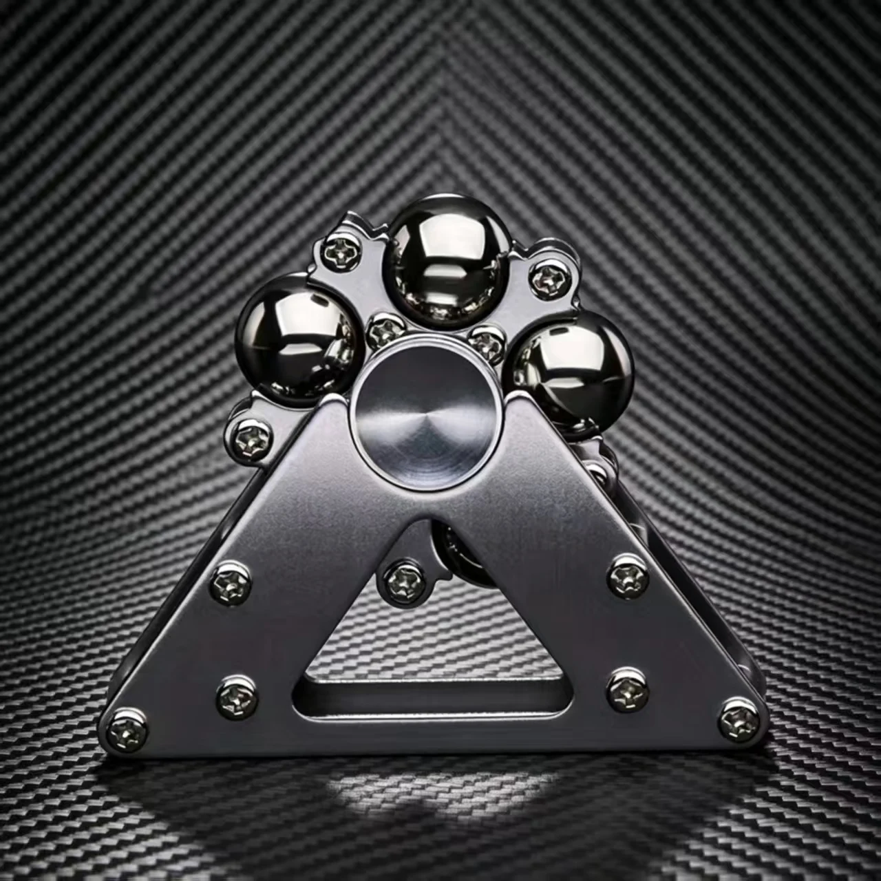 

New Metal Fidget Spinner with Rolling Ball Track Premium Stress Relief Hand Spinner Anti-Anxiety Portable Sensory Fidget Toy