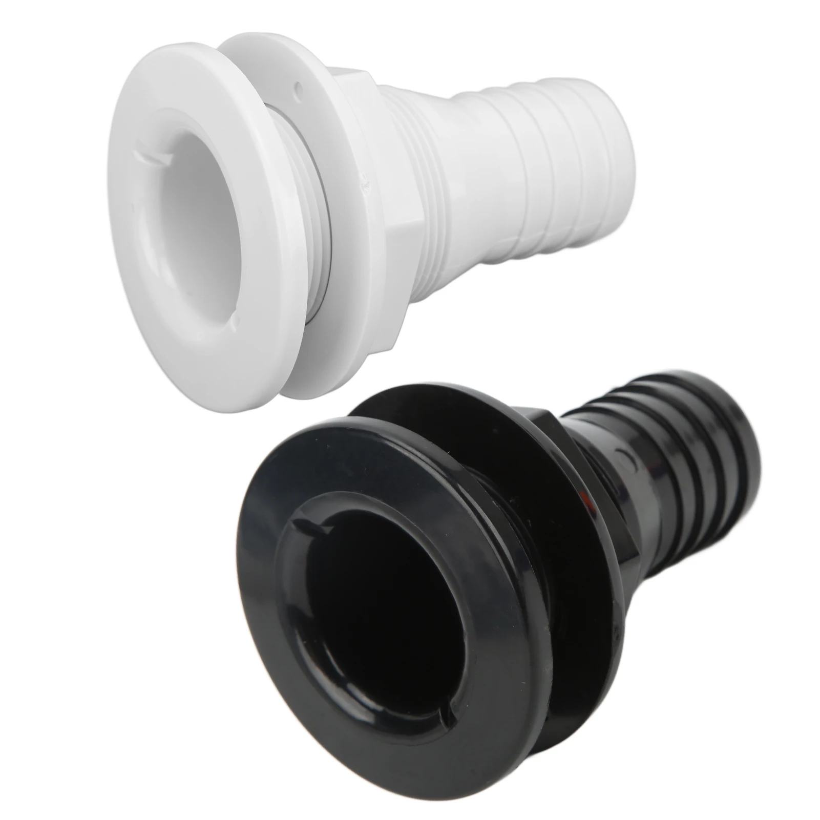 1‑1/2in Thru Hull Fitting Straight ABS Hose Connector Accessory for Boats Marines Marine Accessories Thru Hull Hose Connection