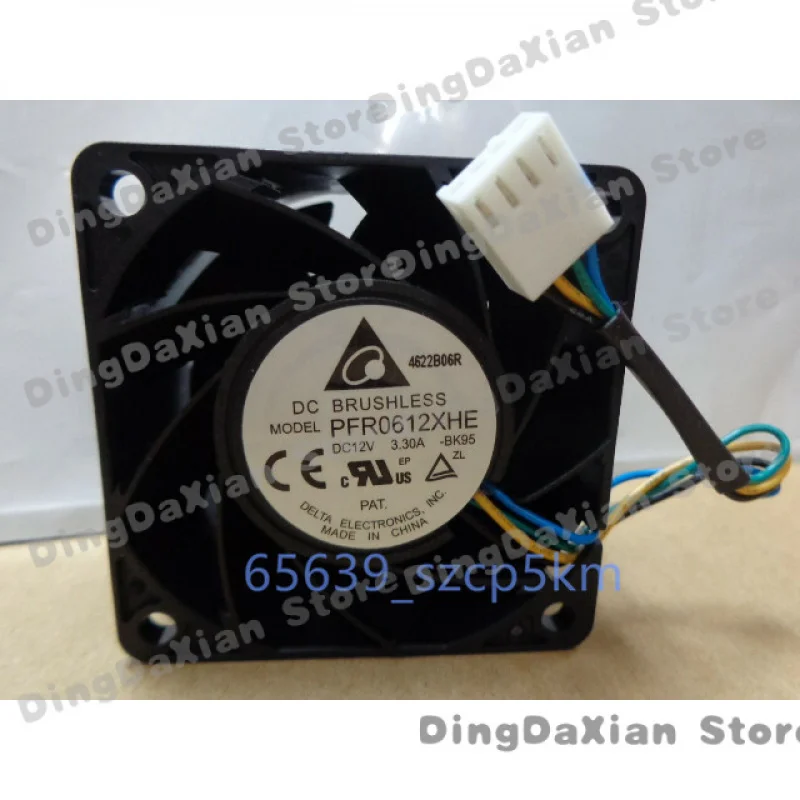 D 1PCS For Delta PFR0612XHE | DC12V 3.30A 4-Pin PWM High Speed Axial Fan 60×60×38mm 6CM