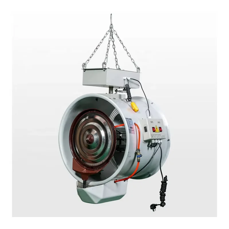 ل الدفيئة معلقة مروحة ضباب بارد مروحة التبريد الصناعية مرطب الطرد المركزي الصناعي الهواء المرطب صناعة كبيرة #5