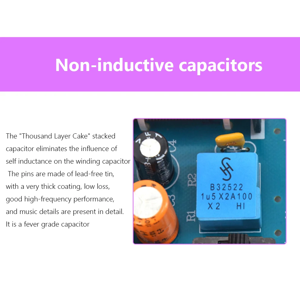 150W Speakers Filter Frequency Divider Treble Midrange Bass 3 Ways Speaker Filter Crossover Multi-segment Adjustable 50Hz-20KHz