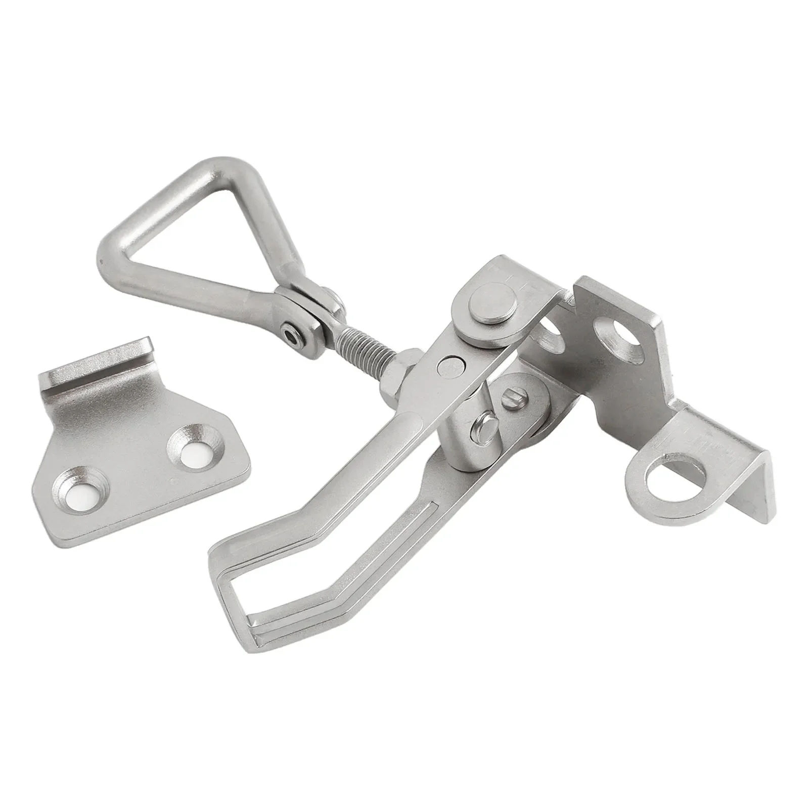 Loquet réglable pour portes, outil, serrure polie miroir, loquet à loquet réglable, parfait pour les armoires, serrure à usage polyvalent