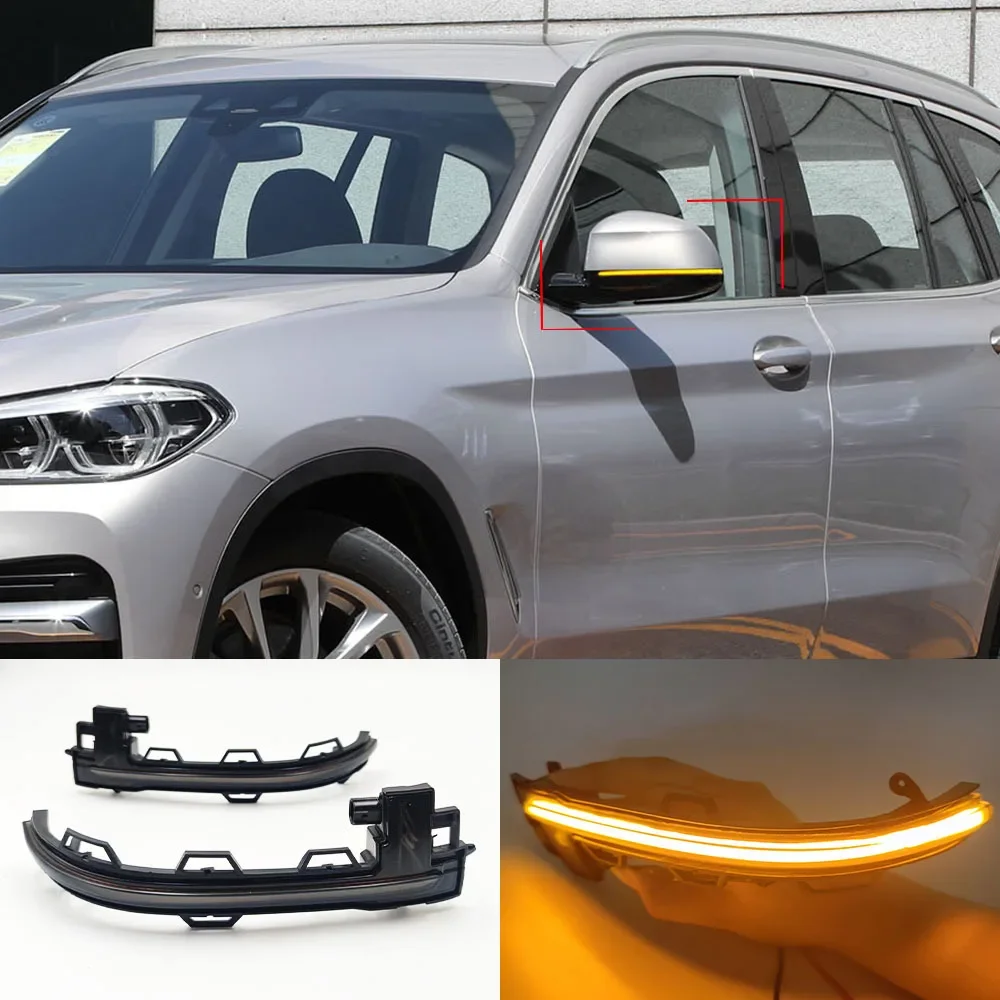 

For BMW X3 G01 G02 G05 X6 X7 turn signal modification LED rearview mirror yellow light flowing light