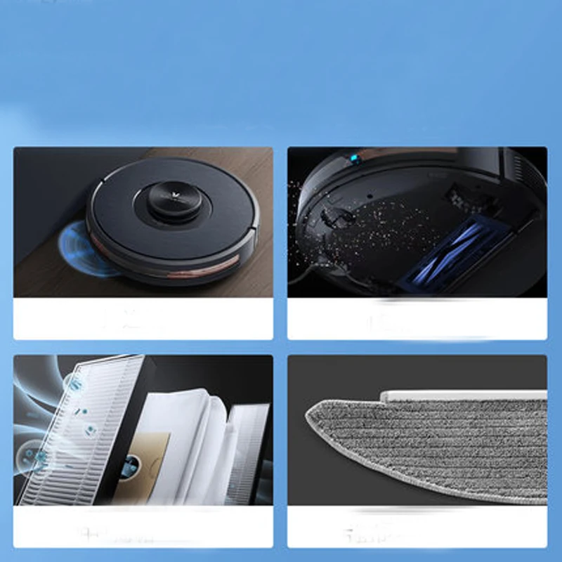 Оригинальная основная боковая щетка Hepa фильтр швабра и щетка крышка для VIOMI Alpha 2 pro