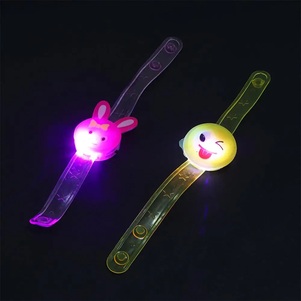 

Cartoon Figure Glow Bracelets Kids Strap PVC Material LED Wrist Band LED Lights Watch Luminous Watch Child Electronic Strap