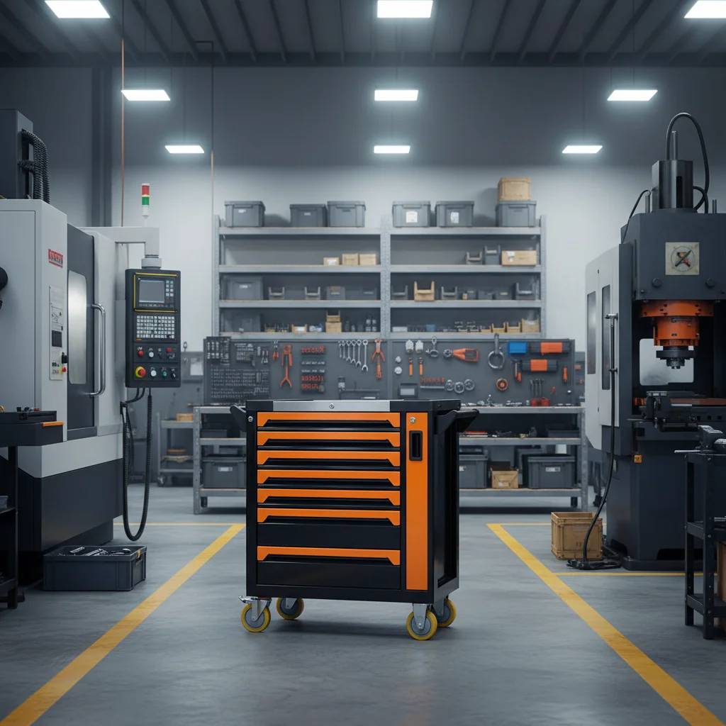 

Мобильный инструментальный шкаф-тумба на 7 ящиков, стальной, на колесиках, с возможностью индивидуальной настройки OEM, грузоподъемность 300 кг, с замком, для автосервиса 4S