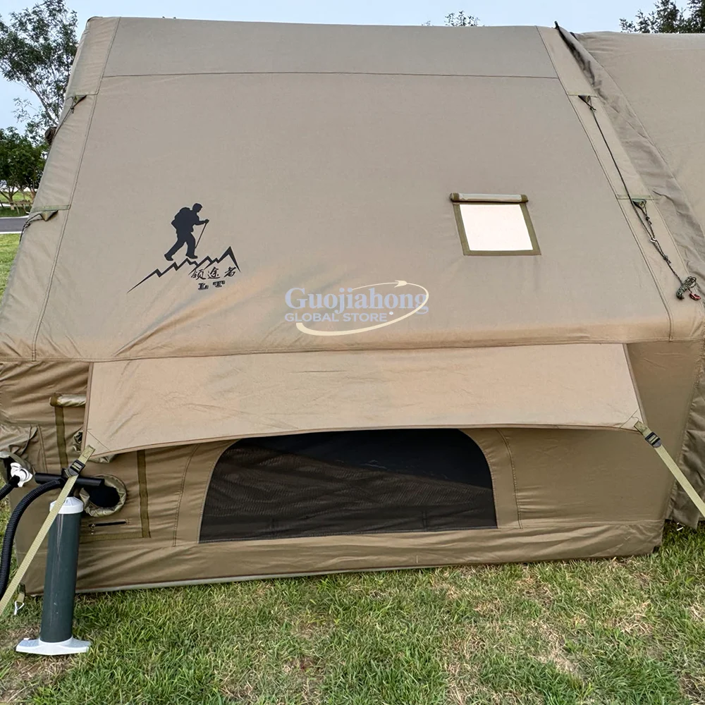 Forerunner 7, maßgeschneidertes 600D Oxford, wasserdicht, für Wandern, Camping, Outdoor, aufblasbares Zelt, Lufteveranstaltung mit viereckiger Plane