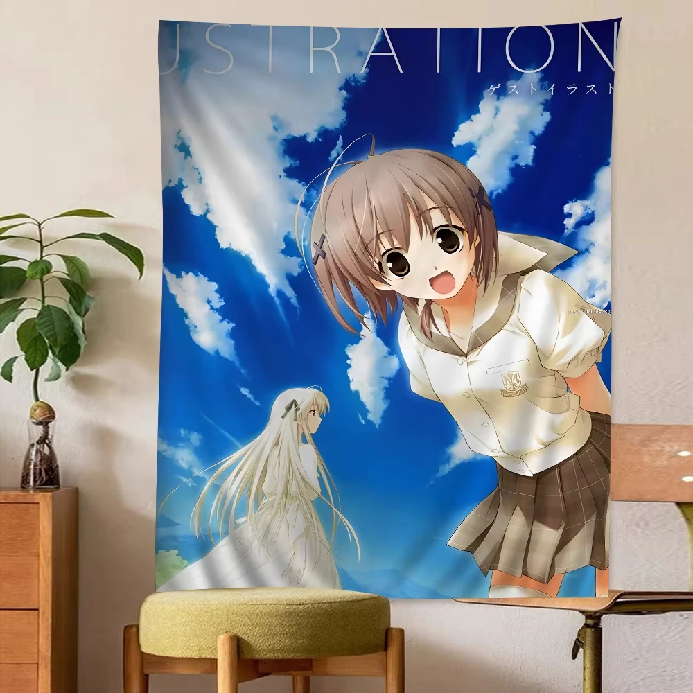 انمي ياباني Kasugano سورا نسيج غرفة نوم الجدار الشنق النسيج غرفة المعيشة المنزل النوم ديكور ديكور فني للمنزل #6