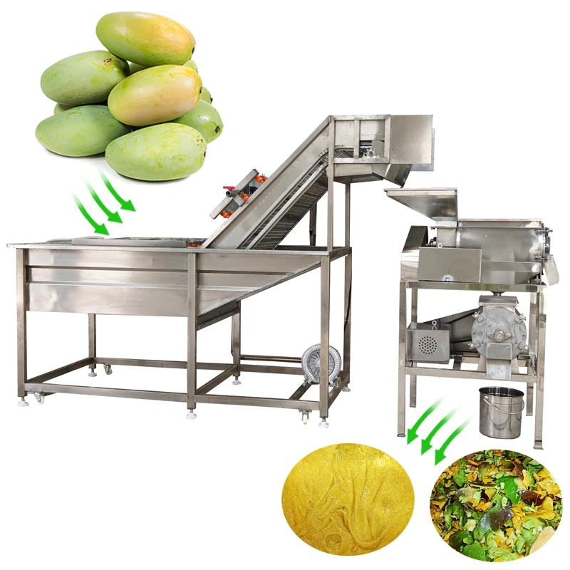 Automatic Industrial Fruit Juice Extractor Concentrate Machine Pulp Fruit mango Juice Processing Plant on Sale Customized