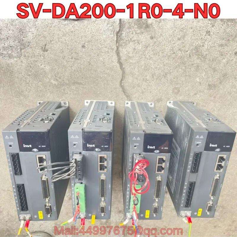 Second-hand SV-DA200-1R0-4-N0 servo drive function test is normal Latest prices for August 2026