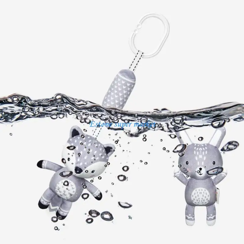 090B carrinho bebê móvel chocalho carrinho bebê pingente cama sino animal desenhos animados para d