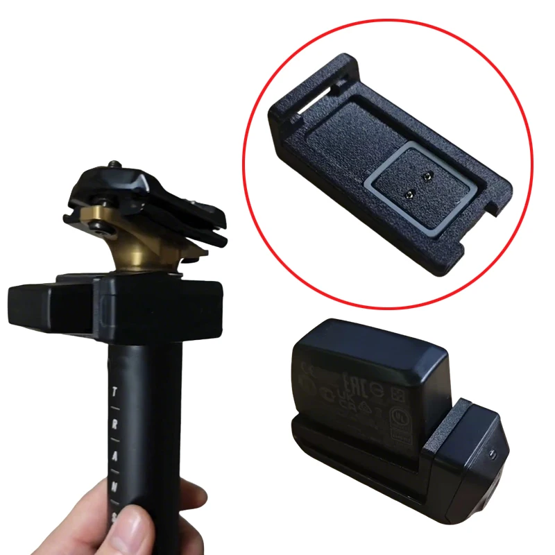 

1 шт. Адаптер для аккумулятора SRAM AXS на FOX, 3D-печатный, из армированного углеродным волокном пластика, устройство для передачи энергии для MTB-штативов с регулировкой высоты