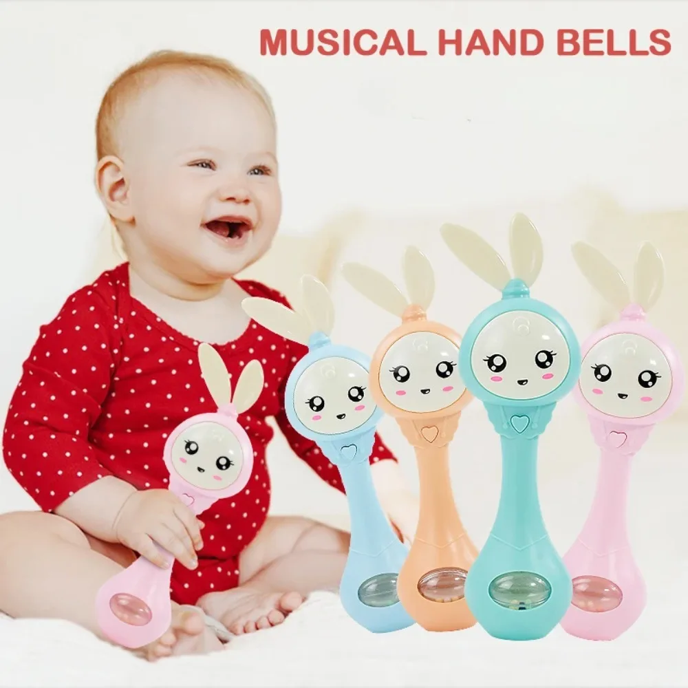 Baby Music Teether Rattle Toy for Child 0-12 Education Mobile Cot Kids Bed Bell Newborn Stroller Crib Infant Pacifier Weep Tear