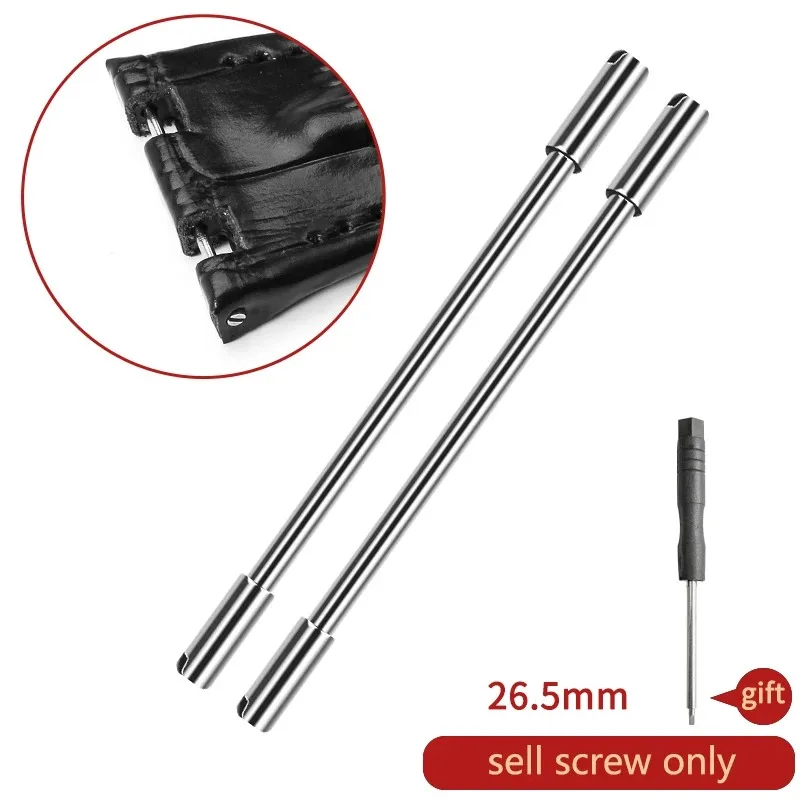 26.5mm 28mm Solid Stainless Steel Connection Repair Install Glossy Screw Rod for AP Royal Oak Offshore Watch Strap 15400 15703 - Image 6