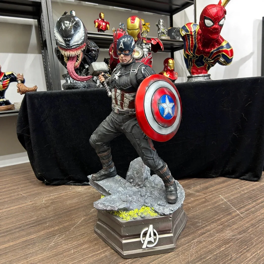 New Avengers Marvel Series Half-Body Bust Statue Model Collectible Toy Birthday Gift Thanos Collectors Item Action Figure