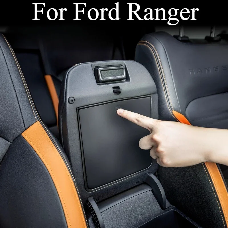 Almacenamiento de reposabrazos oculto premium para Ford Ranger - Accesorio mod interior para más almacenamiento