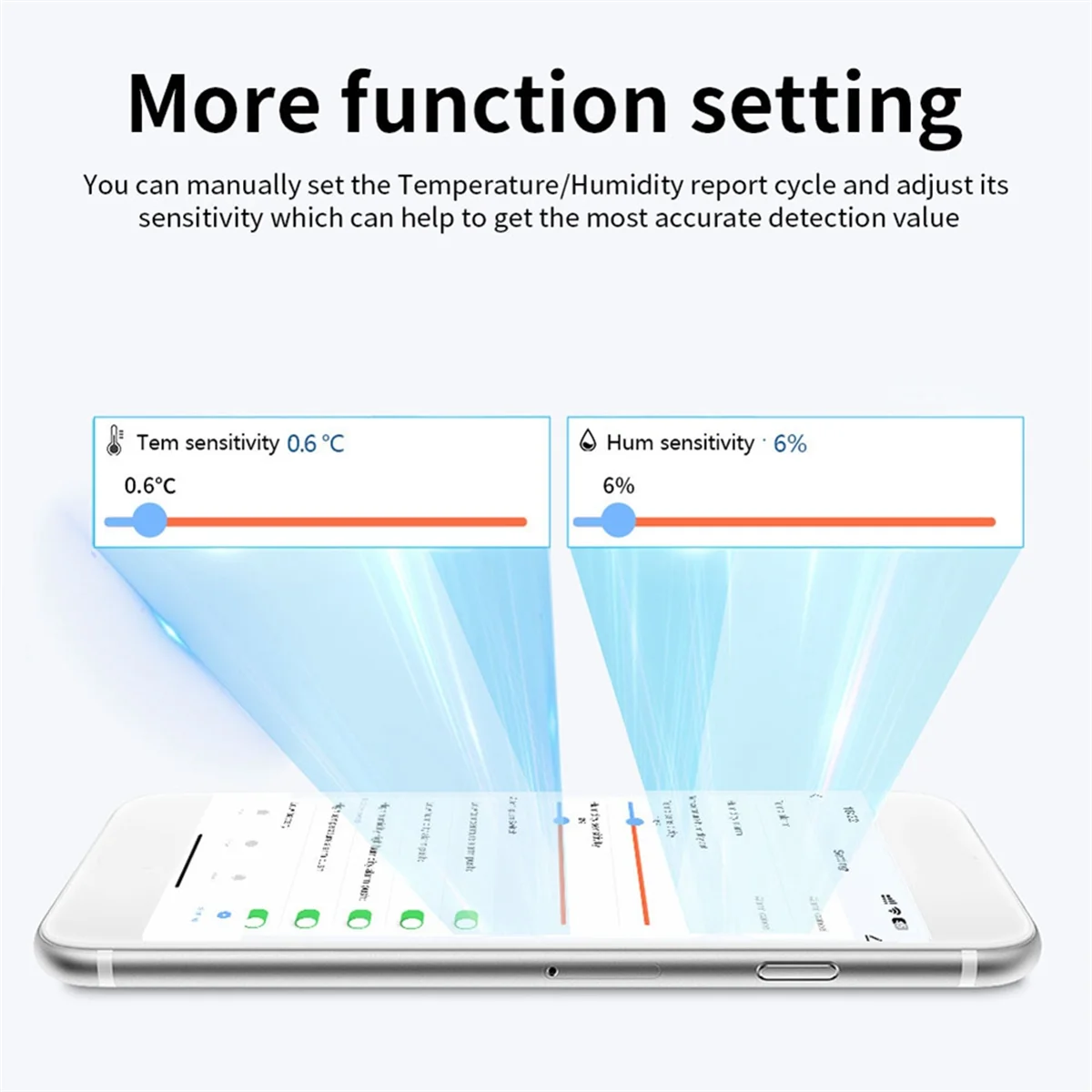 2025 New Tuya WiFi Temperature and Humidity Sensor Indoor Humidity Sensor APP Monitoring for Alexa Google Home Assistant