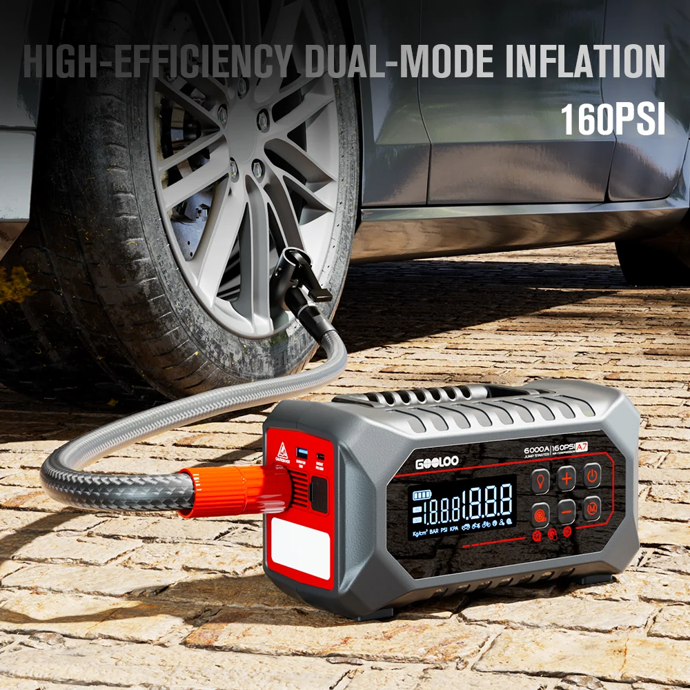 GOOLOO A7 Jump Starter with Ai - Jump Starter 12V Diesel recension och pris