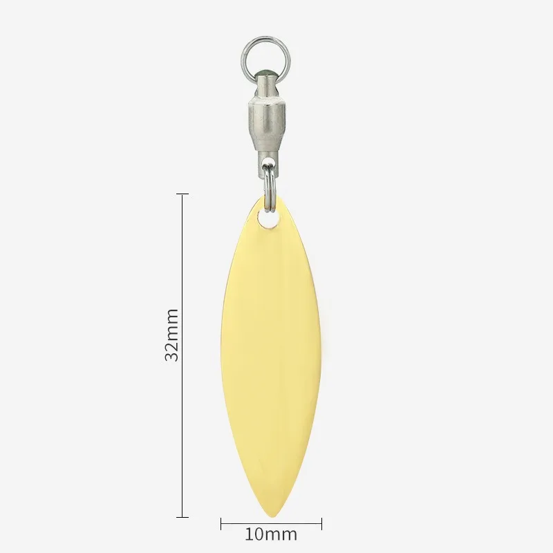 5-20 قطعة إغراء لتقوم بها بنفسك لملعقة سبينر السحر الضفادع الاهتزاز عاكس لوح من الفولاذ المقاوم للصدأ ملاعق صاخبة الصيد اكسسوارات