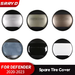 New ABS Spare Tire Cover for Land Rover Defender 90 110 2020 2021 2022 2023 Protective Cover Car Decoration Accessories